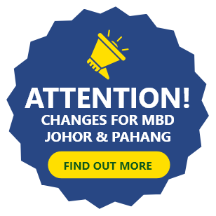 Attention! Changes for MBD Johor & Pahang